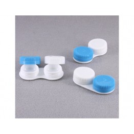 20pcs White and Blue Plastic Contact Lens Cases/Boxes M.