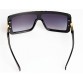 4024 Unisex Fashionable Sports Conjoined Sunglasses with PC Spectacles Frame & PC Lens
