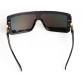 4024 Unisex Fashionable Sports Conjoined Sunglasses with PC Spectacles Frame & PC Red REVO Lens