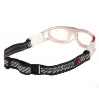 Basto BL012 Propionate Frame Anti-Allergic Professional Basketball Safety Sports Glasses (Pink) M.
