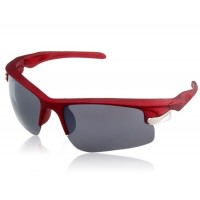 Kadishu Y952 Unisex UV Protection Cycling Sunglasses (Dark Red) M.