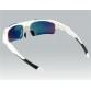 OREKA WG005 White TR90 Frame & REVO Coating Red PC Lenses Sports Riding Glasses (White)