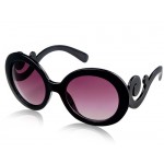 Kadishu 1082 Women's UV Protection Sunglasses (Brown & Black) M.